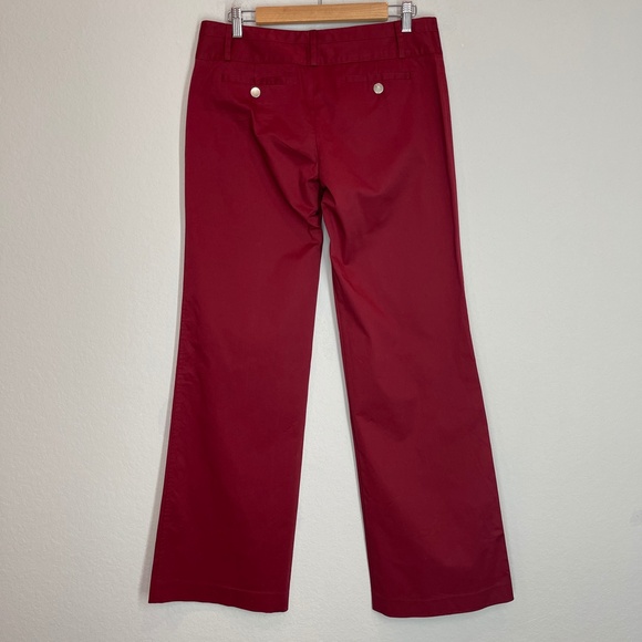 Body by Victoria Dress Pants Women's Size 10 The Rosie Fit Red Straight - Picture 4 of 11